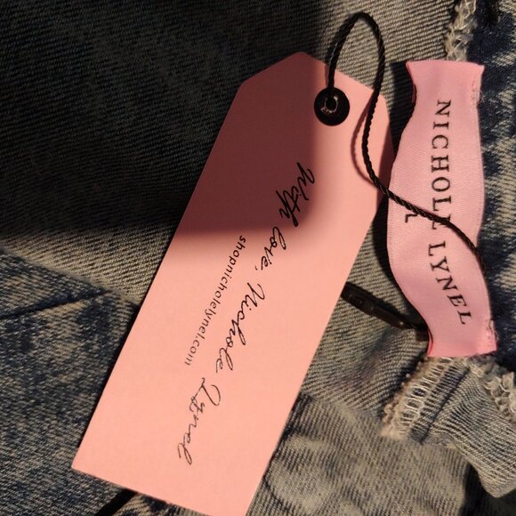 Nichole Lynel High Neck Cutout Denim Maxi Dress - Picture 11 of 12